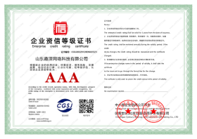 AAA 资质证书 5